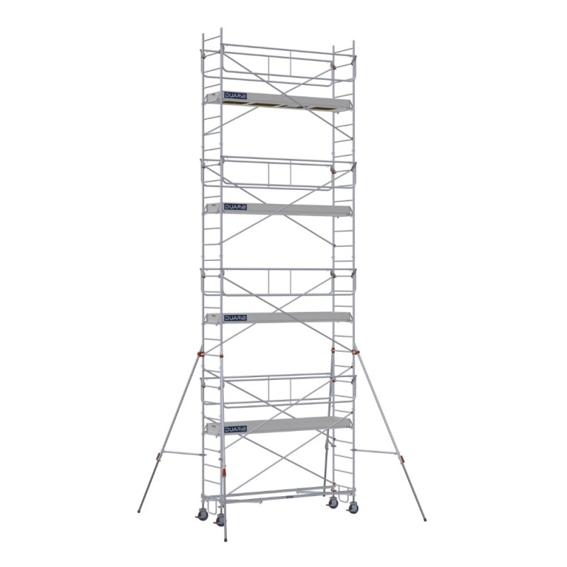 Vue de face de l'échafaudage roulant professionnel Rollstar