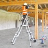 PIR télescopique à hauteur réglable pour travaux en hauteur