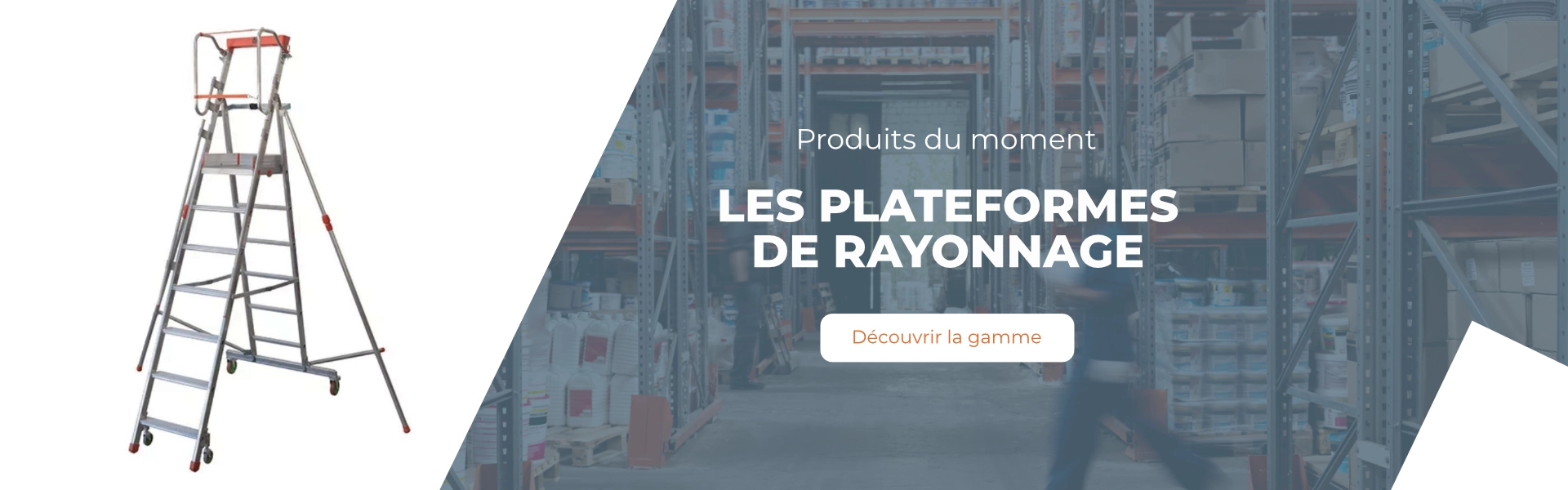 Plateforme de rayonnage - entrepôts logistiques - grande distribution