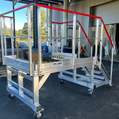 Passerelle de franchissement sur mesure